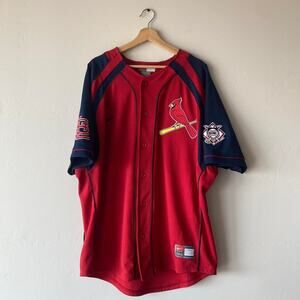 Vintage Nike St. Louis Cardinals DEADSTOCK Eckstein Jersey